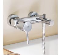 Grohe Concetto Mitigeur de baignoire en applique, Mitigeur monocommande, 32211001,