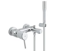 Grohe Concetto Mitigeur de baignoire en applique, Mitigeur monocommande, 32212001,