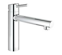 mélangeur Grohe Concetto 31210001 sortie moyenne, chromé fenêtre avant, chromé