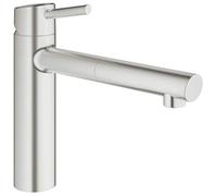 GROHE Mitigeur de cuisine Concetto 31129DC1 mousseur extractible SuperSteel