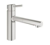 GROHE Robinet de cuisine Concetto 30273DC1 – SuperSteel, bec moyen haut