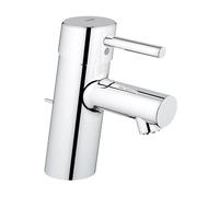 Grohe mitigeur lavabo Concetto 23060001 chromé , basse pression, avec garniture de vidage