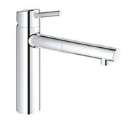 GROHE Mitigeur d'évier Concetto 31129001 mousseur extensible chromé