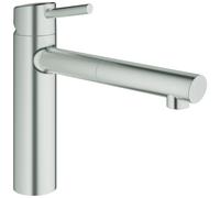Grohe Concetto Robinet de cuisine avec bec medium extractible inox 31129dc1