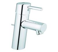 Grohe Concetto Mitigeur monocommandé pour lavabo, S-Size, saillie 101mm, vidage à tirette, chrome, 32204001