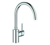 GROHE Mitigeur monocommandé pour évier Concetto 32661003, saillie 224 mm, haut orientable, chrome