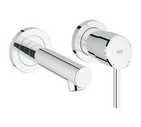 GROHE Concetto - Mitigeur monocommande lavabo pour montage mural avec projection 147 mm sans garniture de vidage chrome