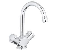 GROHE Mitigeur lavabo Costa 21375001 chromé monocommande orientable poignée double vidage à tirette
