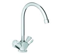 GROHE Costa Mitigeur d'évier à deux poignées, basse pression, saillie 183mm, orientable, 31930001