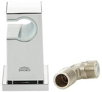GROHE Coude de connexion mural Euphoria Cube 26370000 chromé - anti-refoulement, support de douche