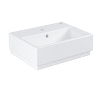 GROHE Lave-mains Cube 3948300H 45 cm, trou robinet 2000, suspendu, Blanc alpin PureGuard