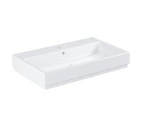 GROHE Céramique à poser 3947600H 80 cm, trou pour 2000, trop-plein, blanc alpin PureGuard
