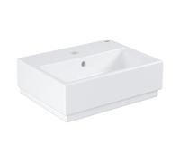 GROHE Lave-mains Cube 3948300H 45 cm, trou robinet 2000, suspendu, Blanc alpin PureGuard