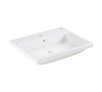 GROHE Cube céramique lavabo encastré 60,5x49 trou de robinet+trop-plein pureguard blanc 3947900H