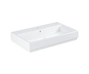 Grohe Cube Keramik lavabo 3946900H 80cm, trou de robinetterie 2000 avec trop-plein, blanc alpin PureGuard