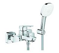 Grohe Cubeo mitigeur bain 1018140000 montage mural avec set de douche chromé