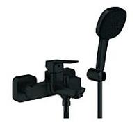 Grohe Cubeo mitigeur bain 1018142430 montage mural avec set de douche, noir mat