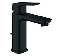 Grohe Cubeo mitigeur lavabo 1017562430 taille M, tige de traction garniture de vidange 1 1/4", noir mat