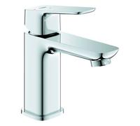 GROHE Cubeo Mitigeur monocommandé pour lavabo, S-Size, saillie 106mm, vidage Push-Open, EcoMode, 1017320000, Couleur: chrome