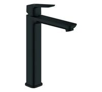GROHE Cubeo Mitigeur monocommandé pour lavabo, XL-Size, saillie 161mm, sans vidage, 1017292430, Couleur: Noir mat