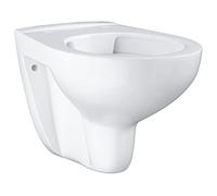 GROHE cuvette WC suspendue Bau ceramic, sans bride sans rebord, cuvette avec fixation rapide, volume de chasse 3/6 L, porcelaine vitrifiée, finition blanc alpin, 39427000 (Import Allemagne)
