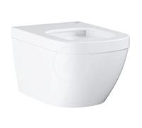 GROHE Cuvette WC suspendue compacte, Euro Ceramic, sans rebord, traitement anti-calcaire et anti-bactérien Pure Guard, entièrement caréné, blanc alpin, 3932800H (Import Allemagne)
