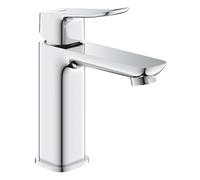 GROHE Dice 1018360000 Mélangeur de lavabo à levier unique avec bonde à bouton-poussoir (taille M 172 mm, cartouche en céramique 28 mm, économie d'eau et d'énergie, queues 3/8", facile à installer avec