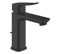 Grohe Dice Mitigeur de lavabo - taille M - montage apparent - tirette de vidage - noir mat 1018322430