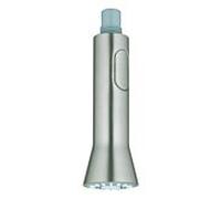 GROHE Douchette extractible 46731DC0 - Bec professionnel, inverseur jet pluie/laminaire, Supersteel