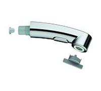 GROHE Douchette de rinçage 46956 46956000 – Chromé, extractible, jet laminaire et pluie SpeedClean