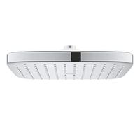 GROHE Douche de tête Vitalio Comfort 250 Cube, 1 jet, raccords filetés 1/2", forme carrée 250mm, douche de tête pivotable, installation rapide, chromé, 26695000 (Import Allemagne)