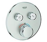 Grohe douche Grohe Smartcontrol 29119DC0, supersteel, 2 robinets d'arrêt