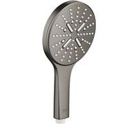 GROHE Douchette 3 jets Rainshower smartactive 130 Hard Graphite Brossé hard graphite - ardoise
