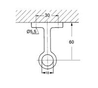 GROHE Écarteur 08260 Chromé