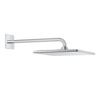 GROHE – Ensemble de douche Rainshower – chromé, bras de 42,2 cm, limiteur de débit