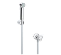 Grohe Tempesta -F Trigger Spray 30 douchette à main 27514001 avec support de douchette et robinet d'arrêt, 1250 mm, chromé