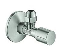 Grohe équerre match0 22037DC0 2000 / 2 "x 3/8", poignée en métal, rosace, 2000 cm, superacier
