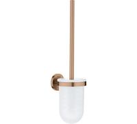 GROHE Porte-brosse WC Essentials 40374DL1 avec brosse mural fixation dissimulée warm sunset brossé