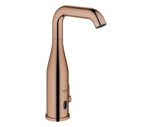 Grohe Essence E électronique à infrarouge pour lavabos, saillie 161mm, alimentation par pile 6V, différents programmes, avec mélangeur, 36445DA0, Couleur: coucher de soleil chaud