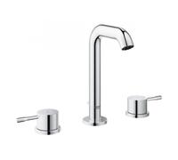 GROHE Mitigeur de lavabo Essence 20296001 chromé, montage à 3 trous avec garniture de vidage