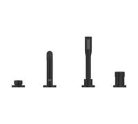 Grohe Essence Mitigeur baignoire - avec inverseur - avec douchette stick - phantom black 25251kf1