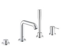 GROHE Essence Mitigeur Bain/Douche 4 trous, Facade pour combiné Monocommande, Chrome, 19578001
