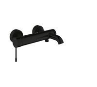 GROHE Essence Mitigeur de Baignoire Apparent Montage Mural (Levier Métallique, Cartouche Céramique 35 mm, Inverseur Automatique Bain/Douche, Protection Contre le Retour d’Eau), Noir Mat, 336242431