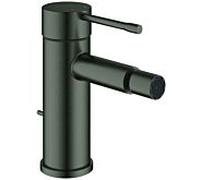 Grohe Essence Mitigeur monocommandé pour bidet, saillie 111mm, avec vidage à tirette, 24178AL1, Couleur: graphite dur brossé