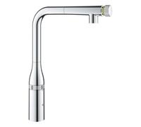 GROHE Essence Mitigeur de cuisine - haut - bec pivotant/extensible - chrome 31615000