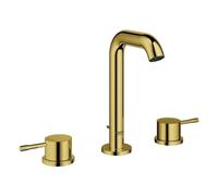 Grohe Essence, mitigeur de lavabo 3 trous, saillie 114mm, avec vidage à tirette, 20296GL1, Couleur: un lever de soleil frais