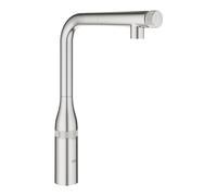 GROHE Essence Mitigeur évier Smartcontrol, Supersteel, 31615DC0 (Import Allemagne)