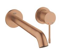 Grohe Essence set de montage de finition 29193DL1 mitigeur lavabo 2 trous à encastrer, saillie 230mm, brossé coucher de soleil chaud