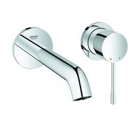 Grohe Essence, mitigeur lavabo 2 trous, saillie 183mm, montage mural, 29192001, Couleur: chrome
