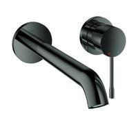 Grohe Essence, mitigeur lavabo 2 trous, saillie 230mm, montage mural, 29193A01, Couleur: graphite dur